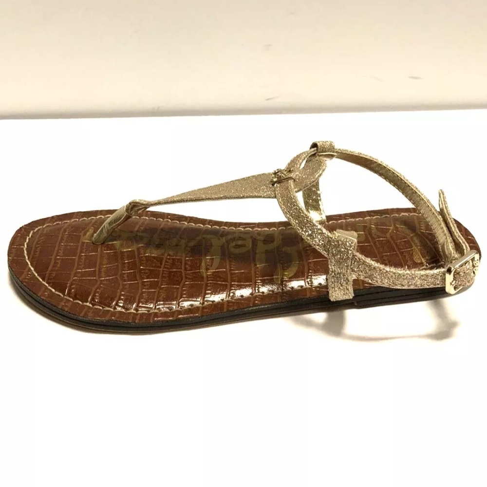 Sam Edelman Women’s Gigi Charm T Strap Sandals, Size 4 M.